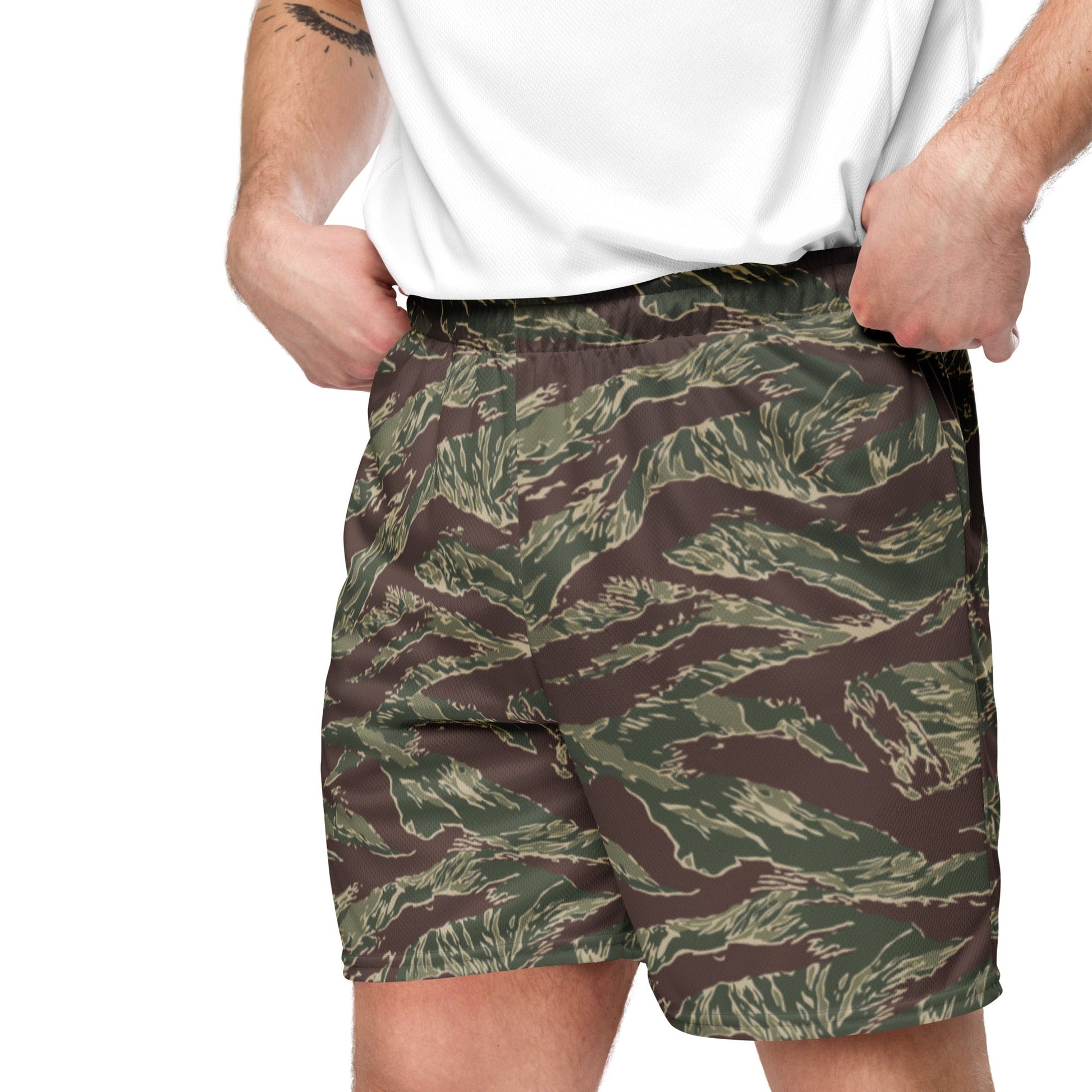 American Tiger Stripe Ridgeback CAMO Unisex mesh shorts - Mesh Shorts