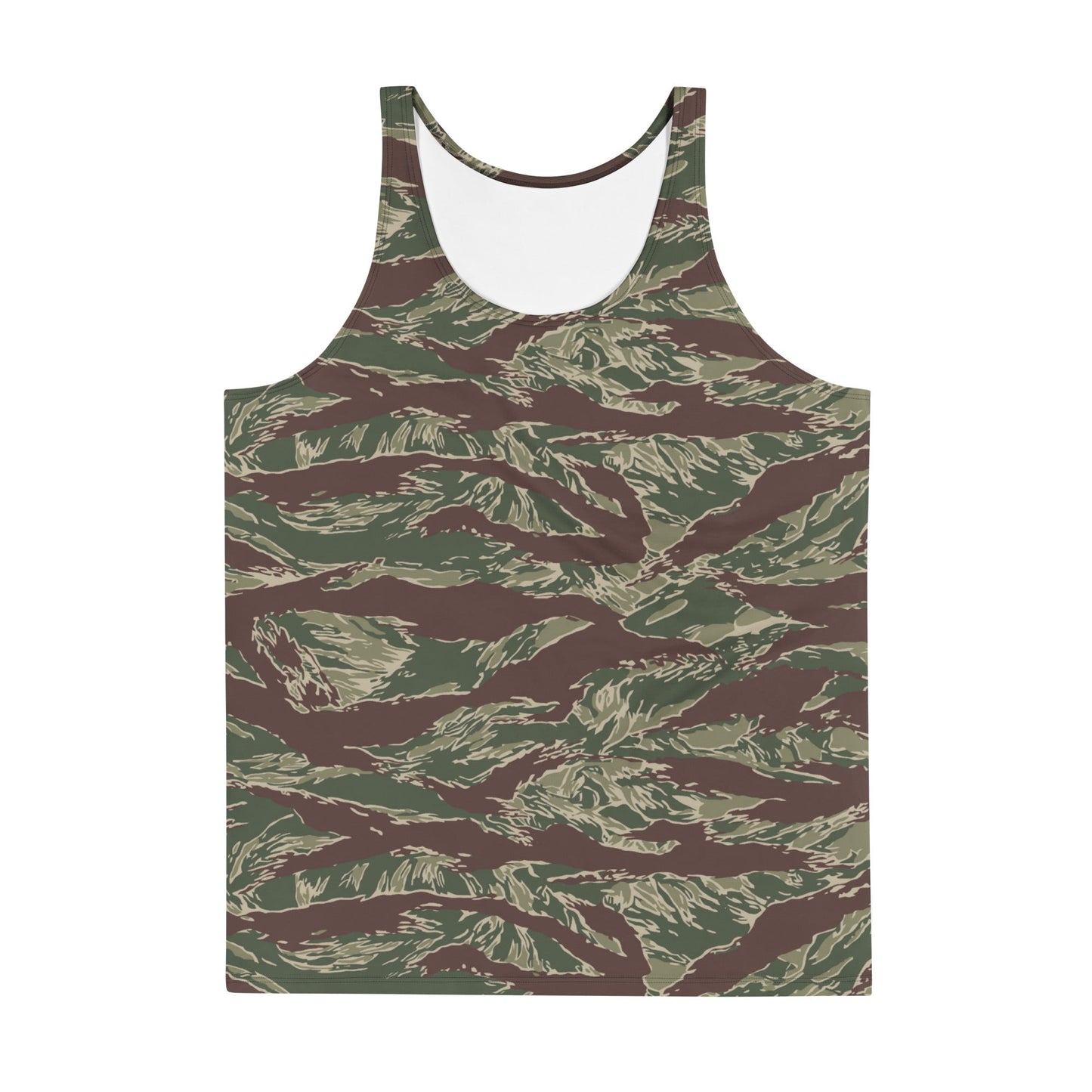 American Tiger Stripe Ridgeback CAMO Unisex Tank Top - Tops