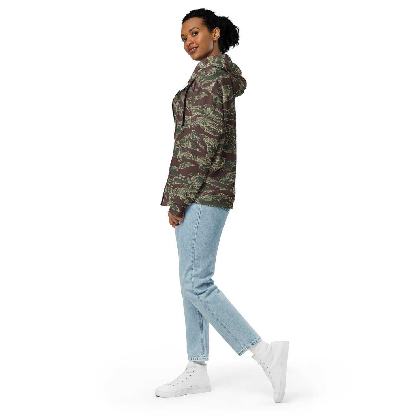 American Tiger Stripe Ridgeback CAMO Unisex zip hoodie - Zip Hoodies
