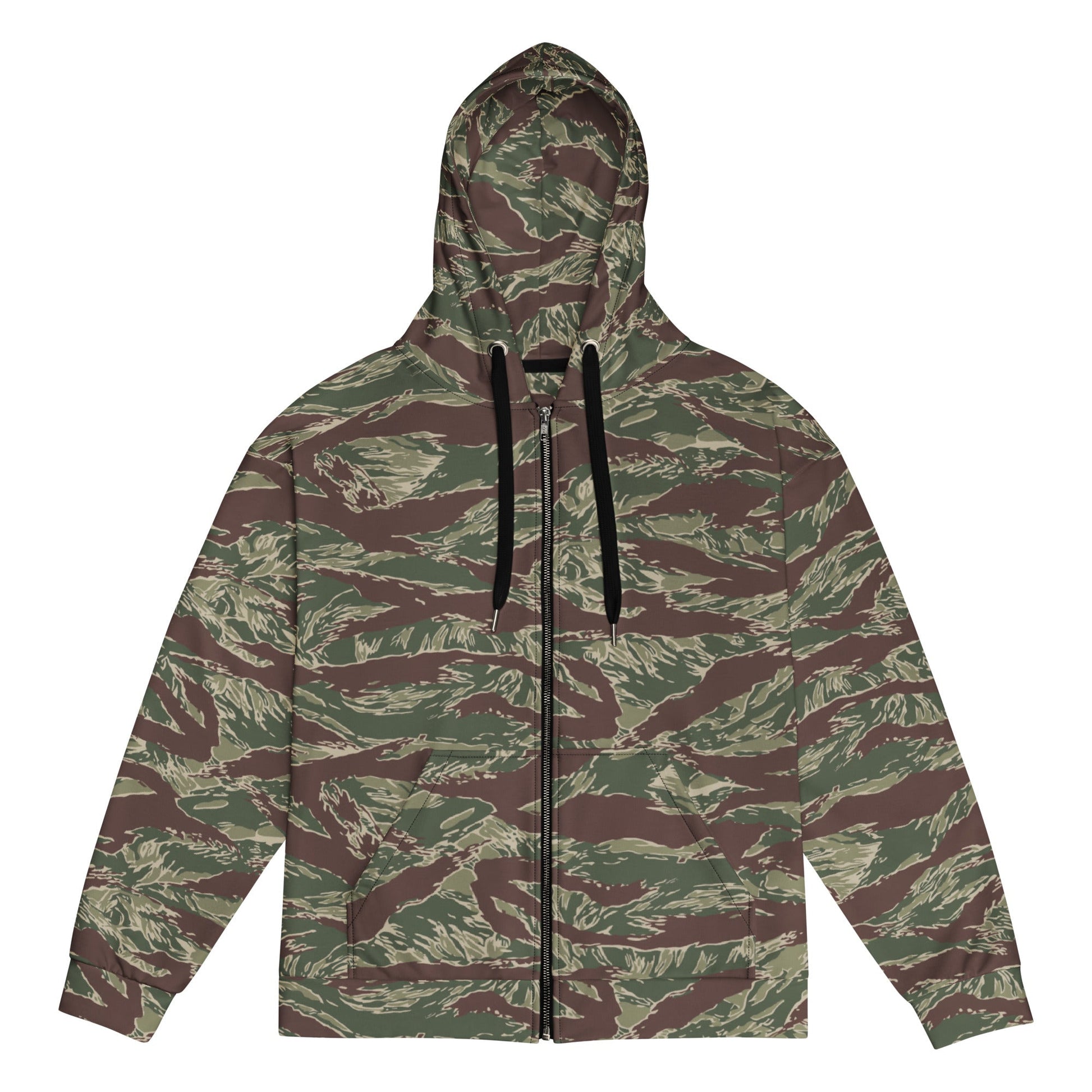 American Tiger Stripe Ridgeback CAMO Unisex zip hoodie - 2XS - Zip Hoodies