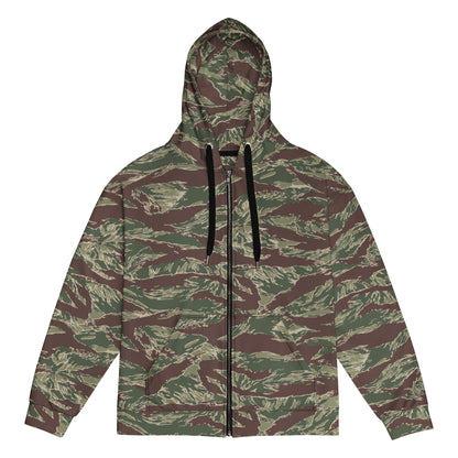 American Tiger Stripe Ridgeback CAMO Unisex zip hoodie - 2XS - Zip Hoodies
