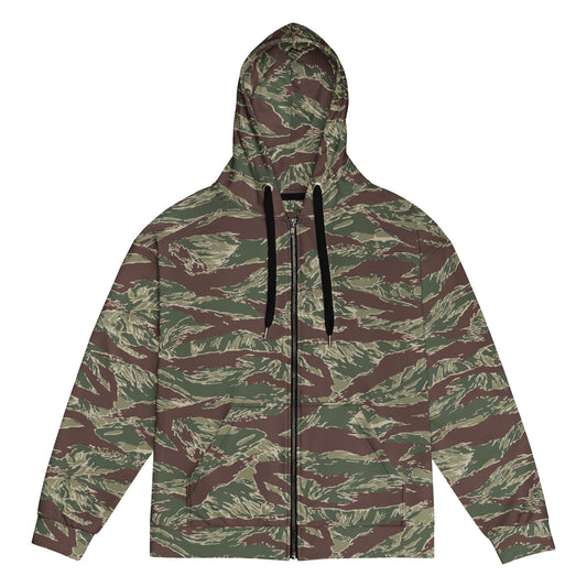 American Tiger Stripe Ridgeback CAMO Unisex zip hoodie - 2XS - Zip Hoodies