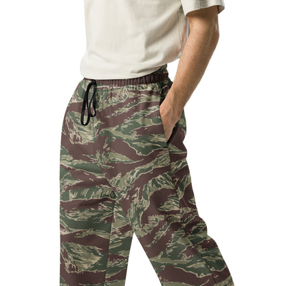 American Tiger Stripe Ridgeback CAMO Wide-leg joggers - Joggers