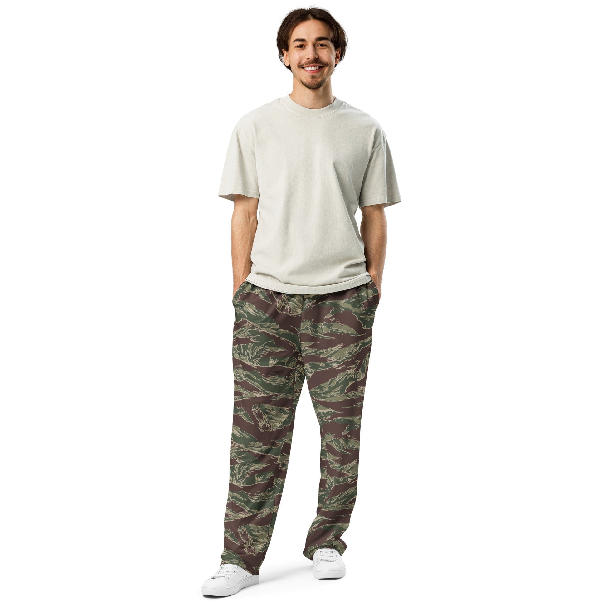 American Tiger Stripe Ridgeback CAMO Wide-leg joggers - Joggers