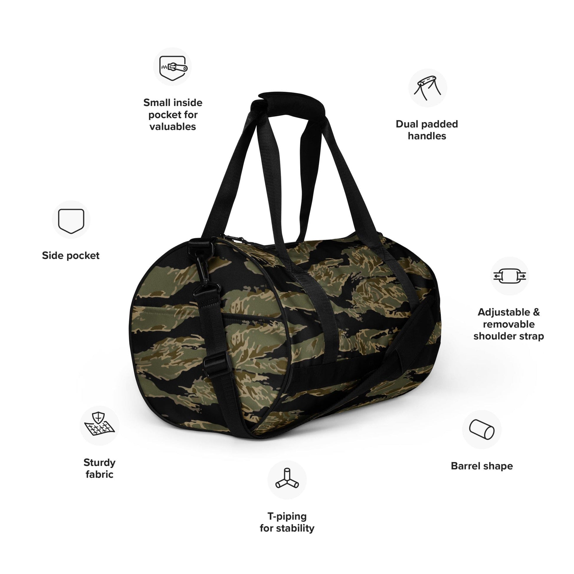 American Tiger Stripe Sparse John Wayne CAMO gym bag - Gym Bag