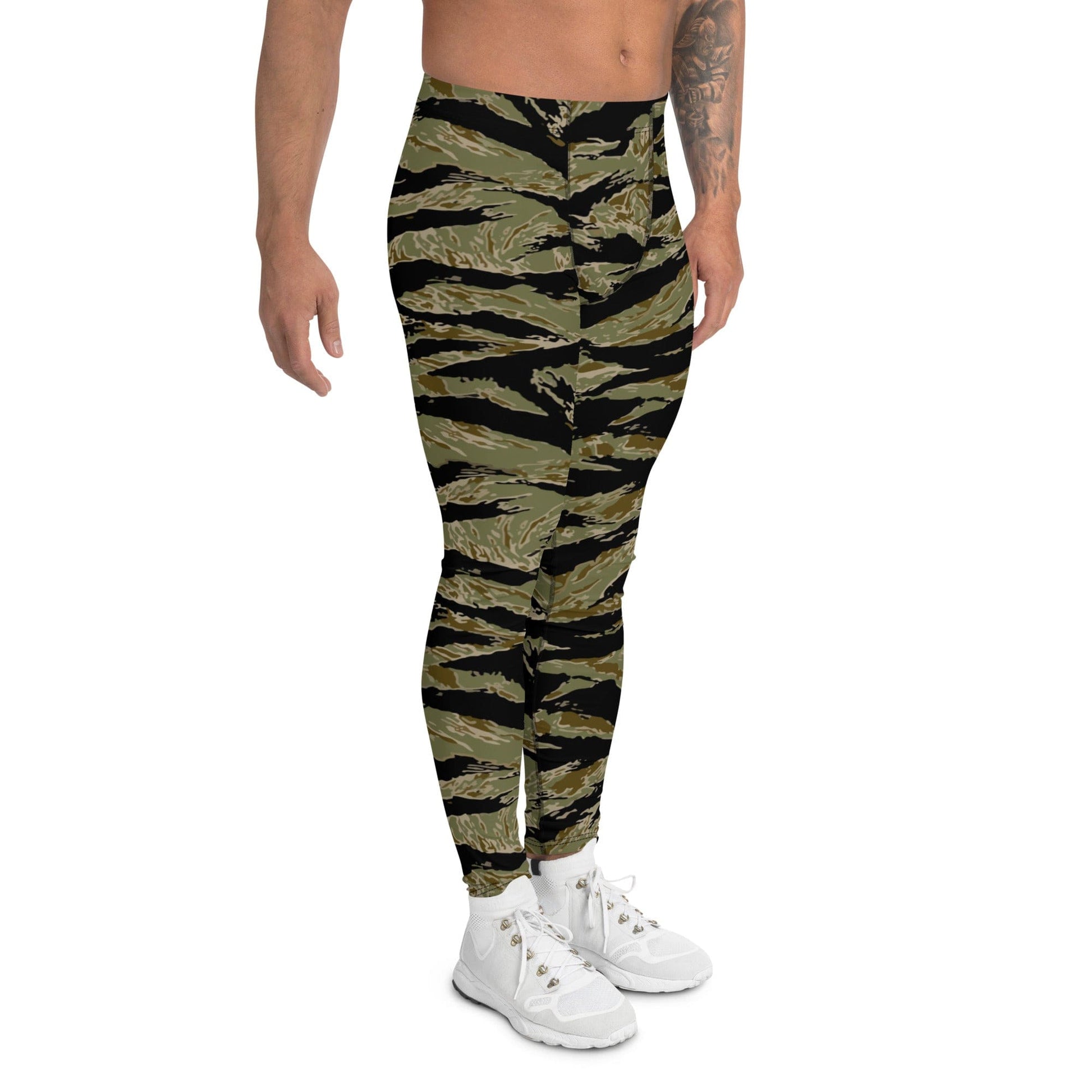 American Tiger Stripe Sparse John Wayne CAMO Men’s Leggings - Mens