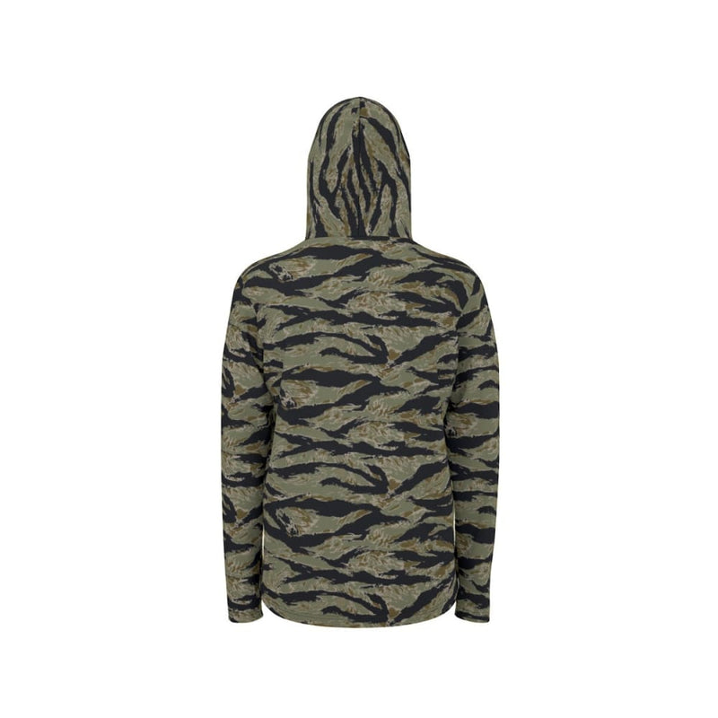 American Tiger Stripe Sparse John Wayne CAMO Men’s Sunscreen Sports Hoodie With Thumb Holes - Mens Sunscreen Sports Hoodie With Thumb Holes