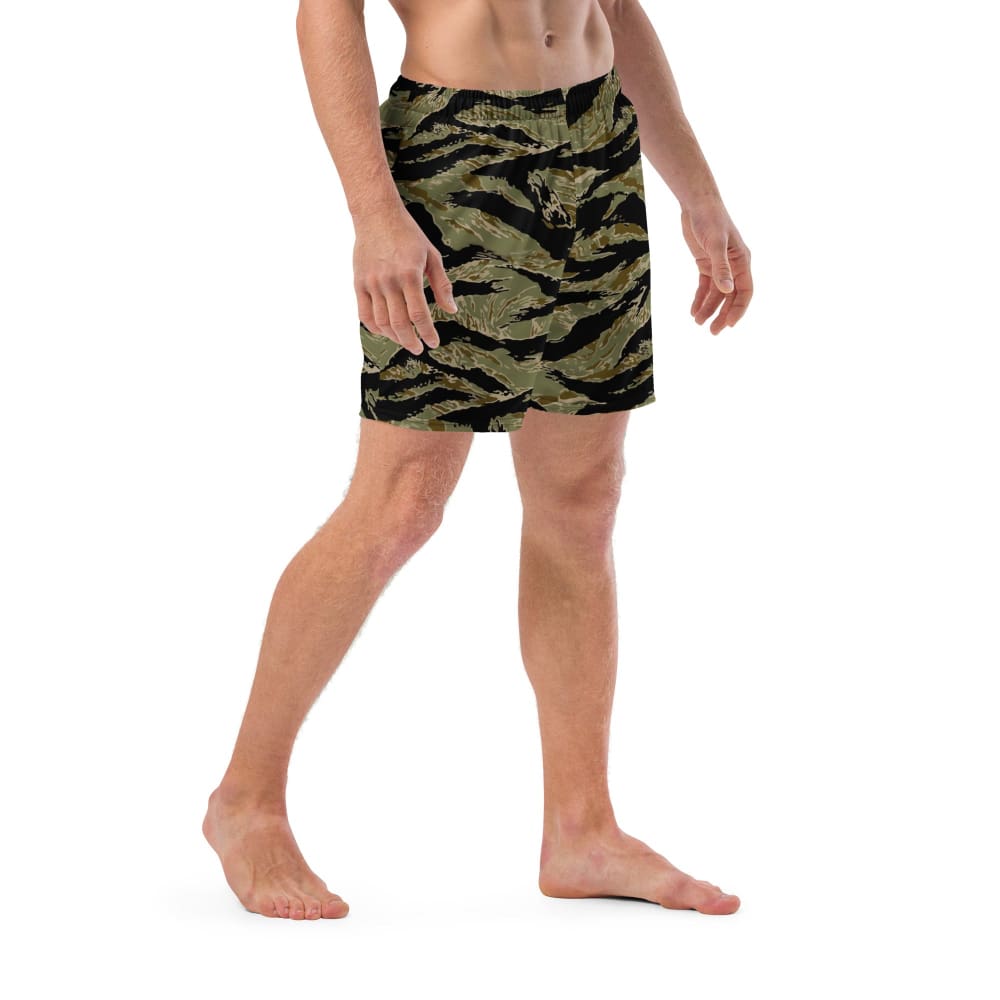American Tiger Stripe Sparse John Wayne CAMO Men’s swim trunks - Mens Swim Trunks