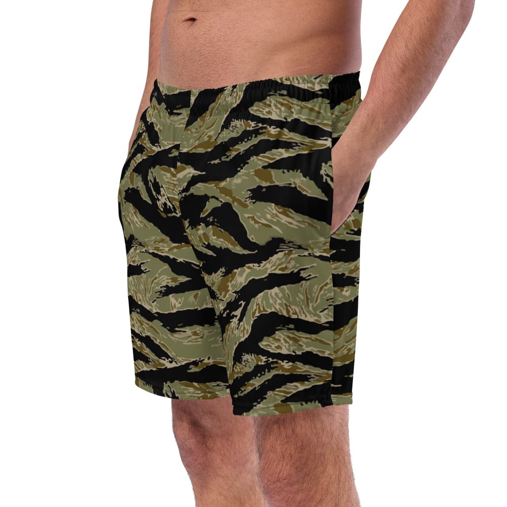 American Tiger Stripe Sparse John Wayne CAMO Men’s swim trunks - Mens Swim Trunks