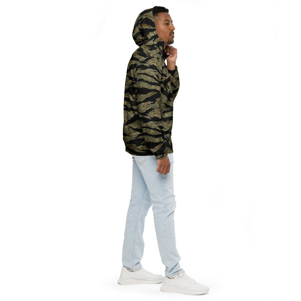 American Tiger Stripe Sparse John Wayne CAMO Men’s windbreaker - Mens Windbreaker