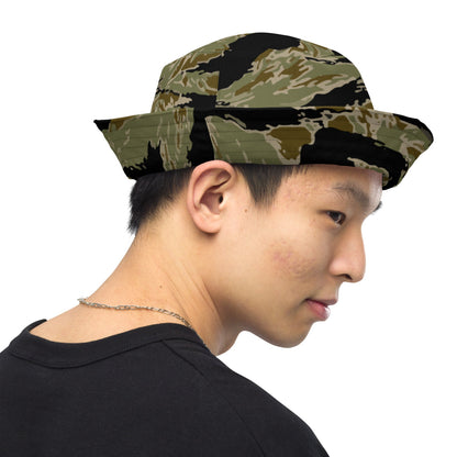 American Tiger Stripe Sparse John Wayne CAMO Reversible bucket hatReversible hat - Bucket Hat