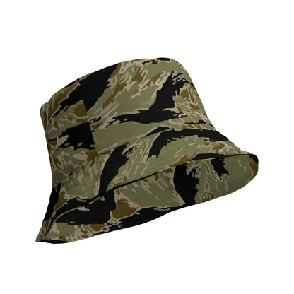 American Tiger Stripe Sparse John Wayne CAMO Reversible bucket hatReversible hat - Bucket Hat