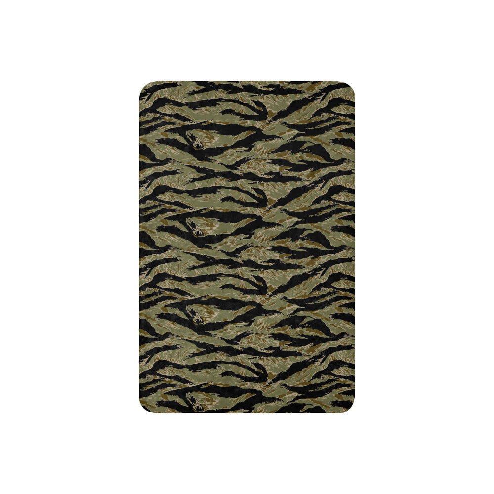 American Tiger Stripe Sparse John Wayne CAMO Sherpa blanket - Blanket