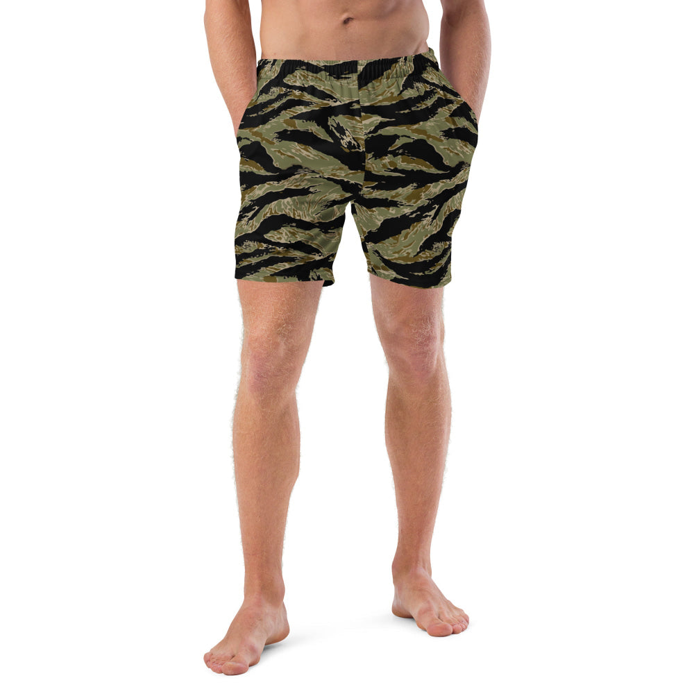 American Tiger Stripe Sparse John Wayne CAMO swim trunks - 2XS - Mens Swim Trunks