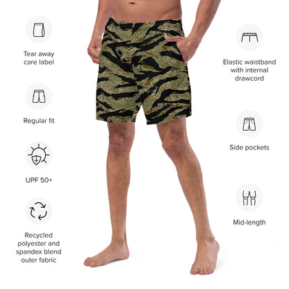 American Tiger Stripe Sparse John Wayne CAMO swim trunks - Mens Swim Trunks