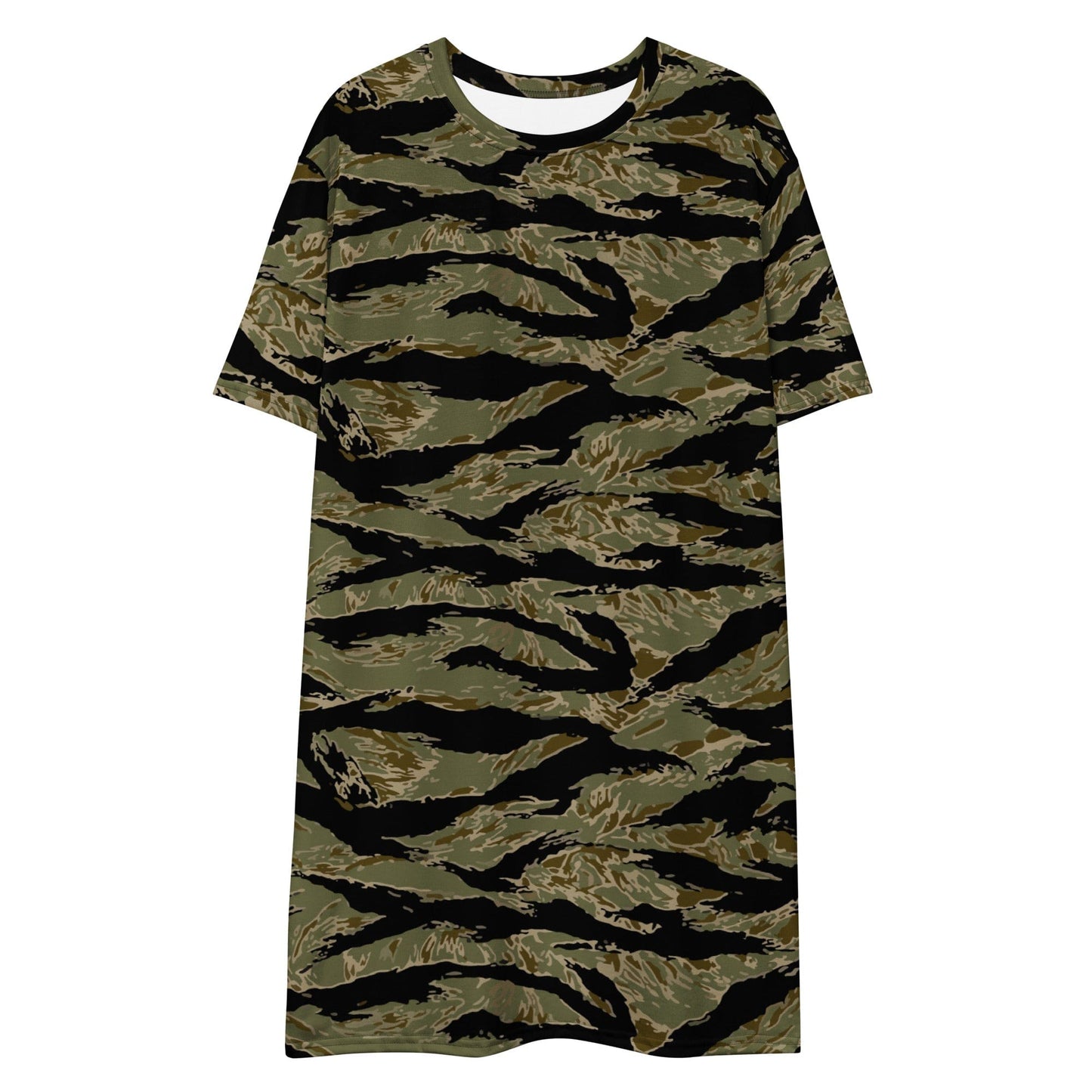 American Tiger Stripe Sparse John Wayne CAMO T-shirt dress - Womens T-Shirt Dress