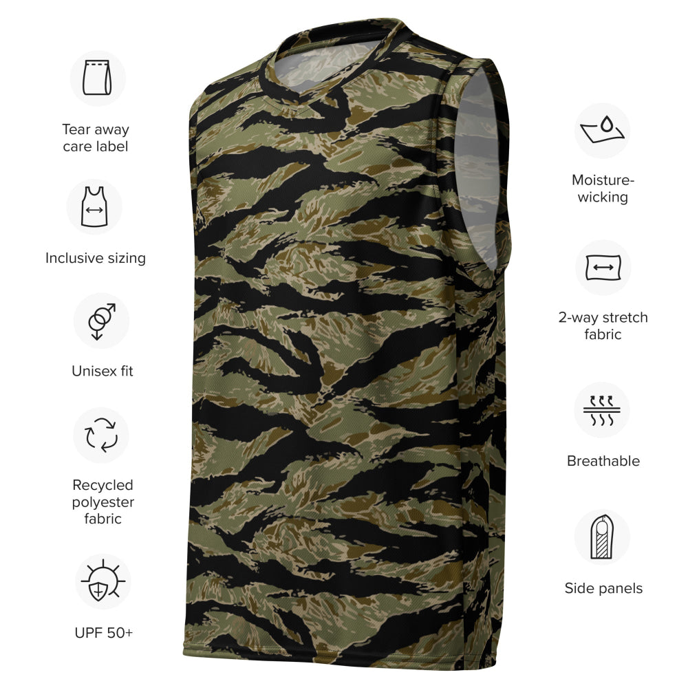 American Tiger Stripe Sparse John Wayne CAMO unisex basketball jersey - Unisex Basketball Jersey