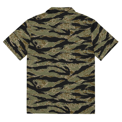 American Tiger Stripe Sparse John Wayne CAMO Unisex button shirt - Button Shirt