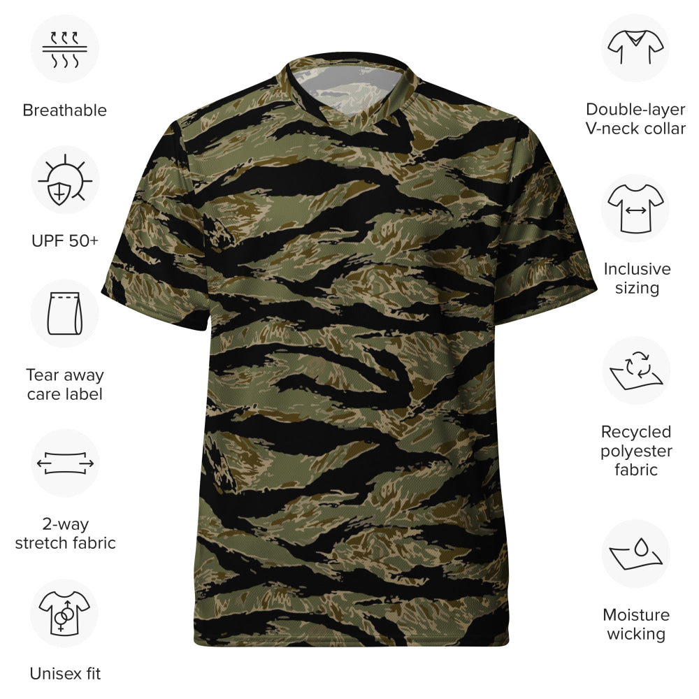 American Tiger Stripe Sparse John Wayne CAMO unisex sports jersey - Unisex Sports Jersey