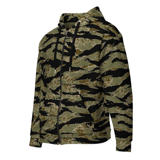 American Tiger Stripe Sparse John Wayne CAMO Unisex zip hoodie - 2XS