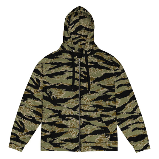 American Tiger Stripe Sparse John Wayne CAMO Unisex zip hoodie - 2XS - Zip Hoodie