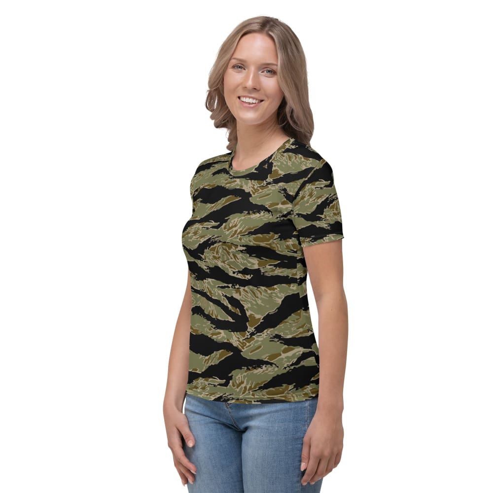 American Tiger Stripe Sparse John Wayne CAMO Women’s T-shirt - Womens T-Shirt