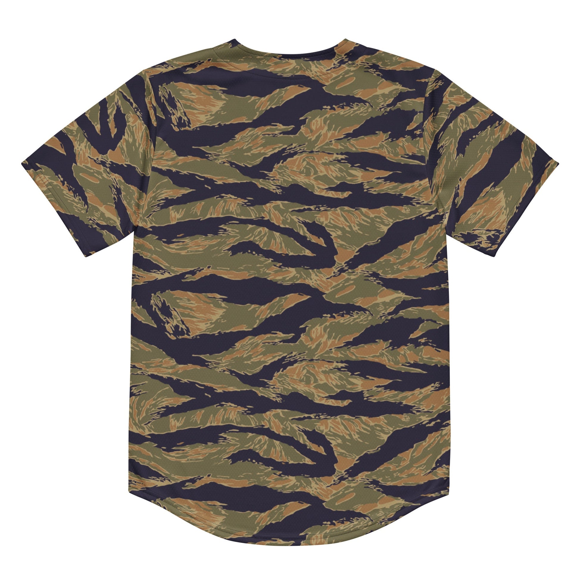 American Tiger Stripe Special Forces Advisor Gold CAMO baseball jersey - Baseball Jerseys