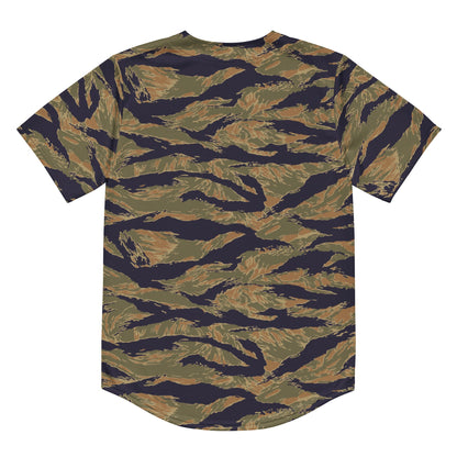 American Tiger Stripe Special Forces Advisor Gold CAMO baseball jersey - Baseball Jerseys
