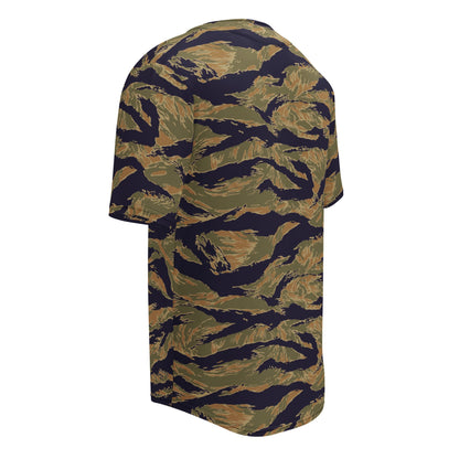 American Tiger Stripe Special Forces Advisor Gold CAMO baseball jersey - Baseball Jerseys
