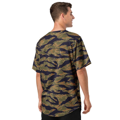 American Tiger Stripe Special Forces Advisor Gold CAMO baseball jersey - Baseball Jerseys