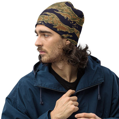 American Tiger Stripe Special Forces Advisor Gold CAMO Beanie