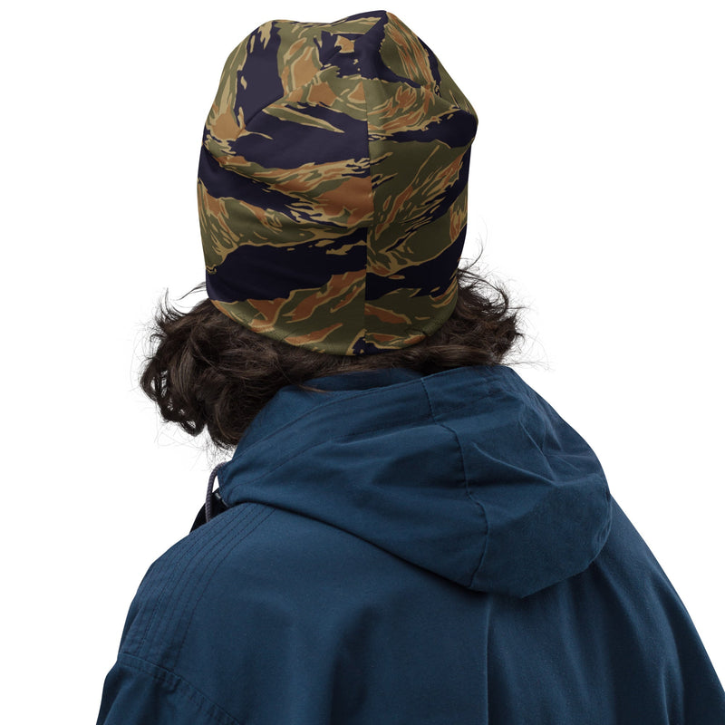Tiger Stripe Special Forces Advisor Gold CAMO Beanie - Head