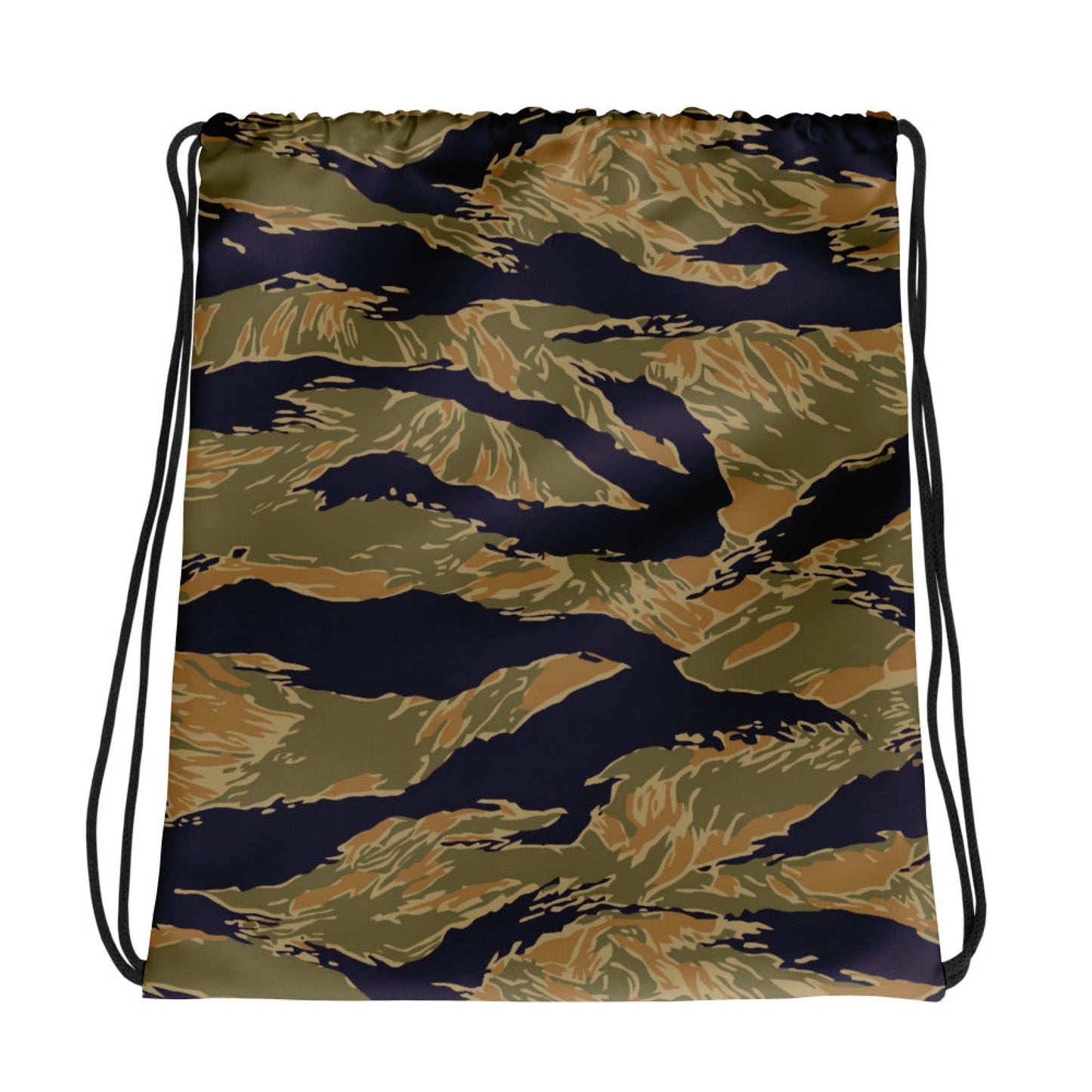 American Tiger Stripe Special Forces Advisor Gold CAMO Drawstring Bag - Bags