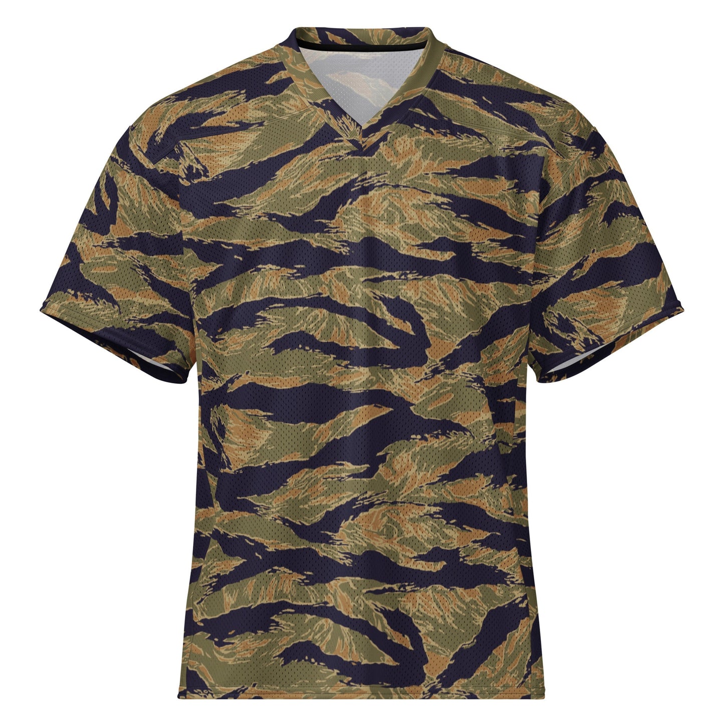American Tiger Stripe Special Forces Advisor Gold CAMO football jersey - 2XS - Football Jersey