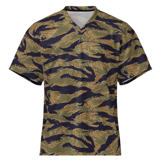 American Tiger Stripe Special Forces Advisor Gold CAMO football jersey - 2XS - Football Jersey