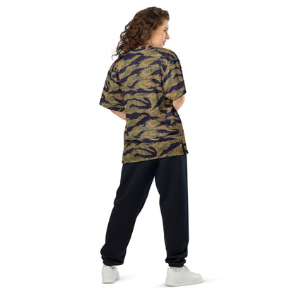 American Tiger Stripe Special Forces Advisor Gold CAMO football jersey - Football Jersey