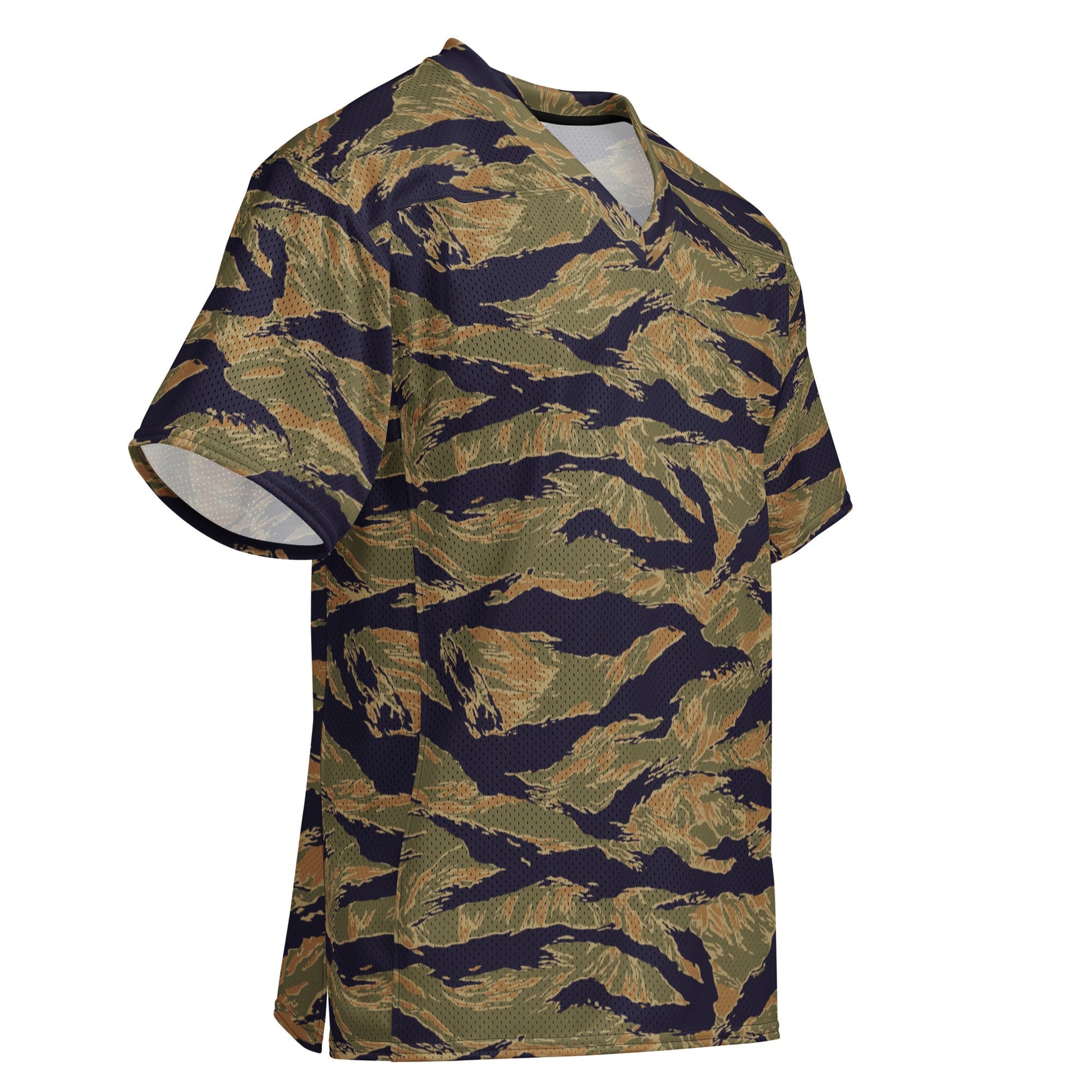American Tiger Stripe Special Forces Advisor Gold CAMO football jersey - Football Jersey