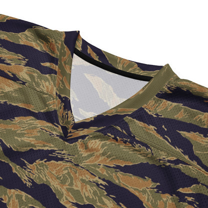 American Tiger Stripe Special Forces Advisor Gold CAMO football jersey - Football Jersey