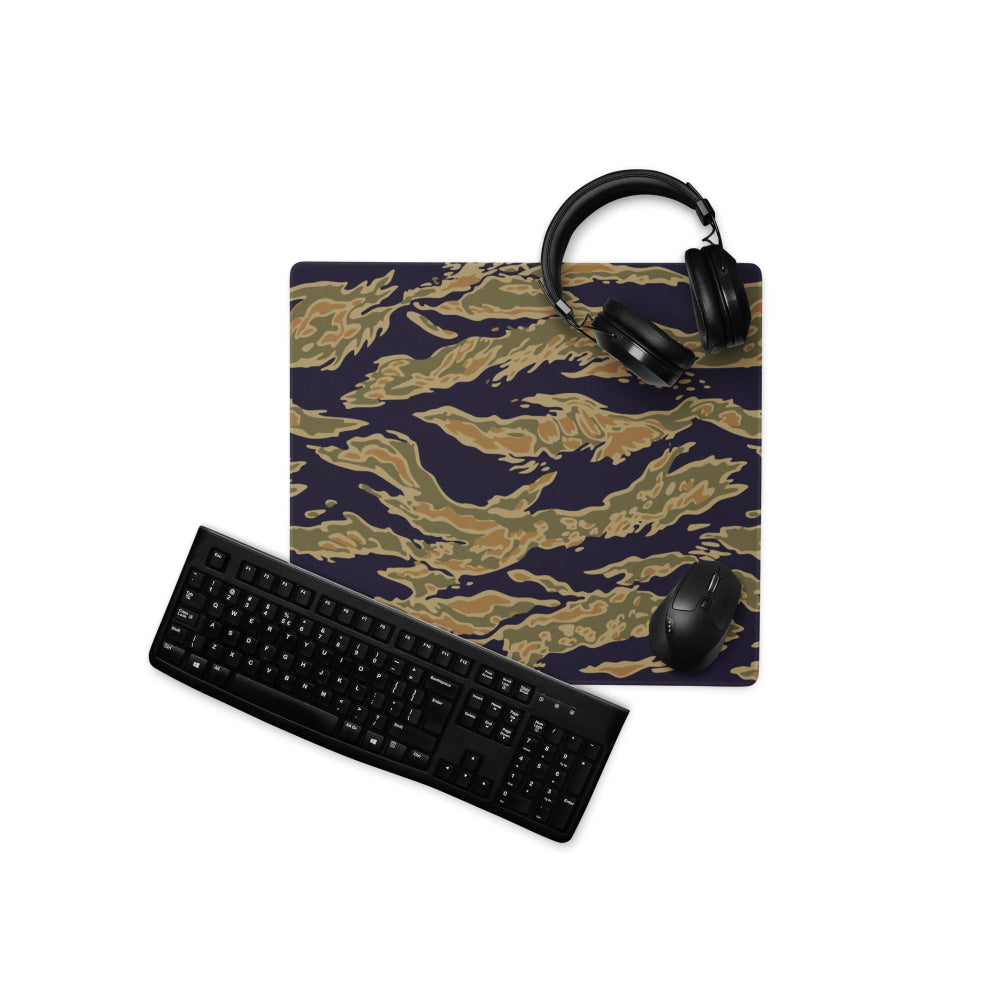 American Tiger Stripe Special Forces Advisor Gold CAMO Gaming mouse pad - 18″×16″ - Mouse Pad