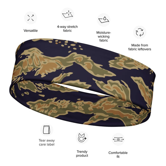 American Tiger Stripe Special Forces Advisor Gold CAMO Headband - M