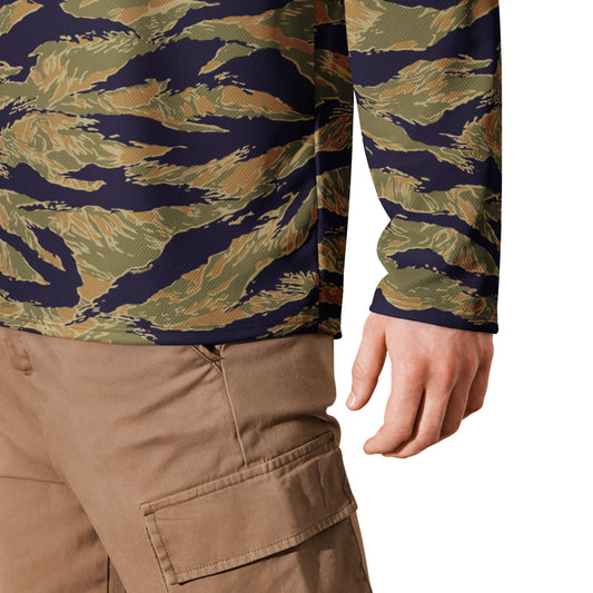 American Tiger Stripe Special Forces Advisor Gold CAMO hockey fan jersey - Hockey Jerseys