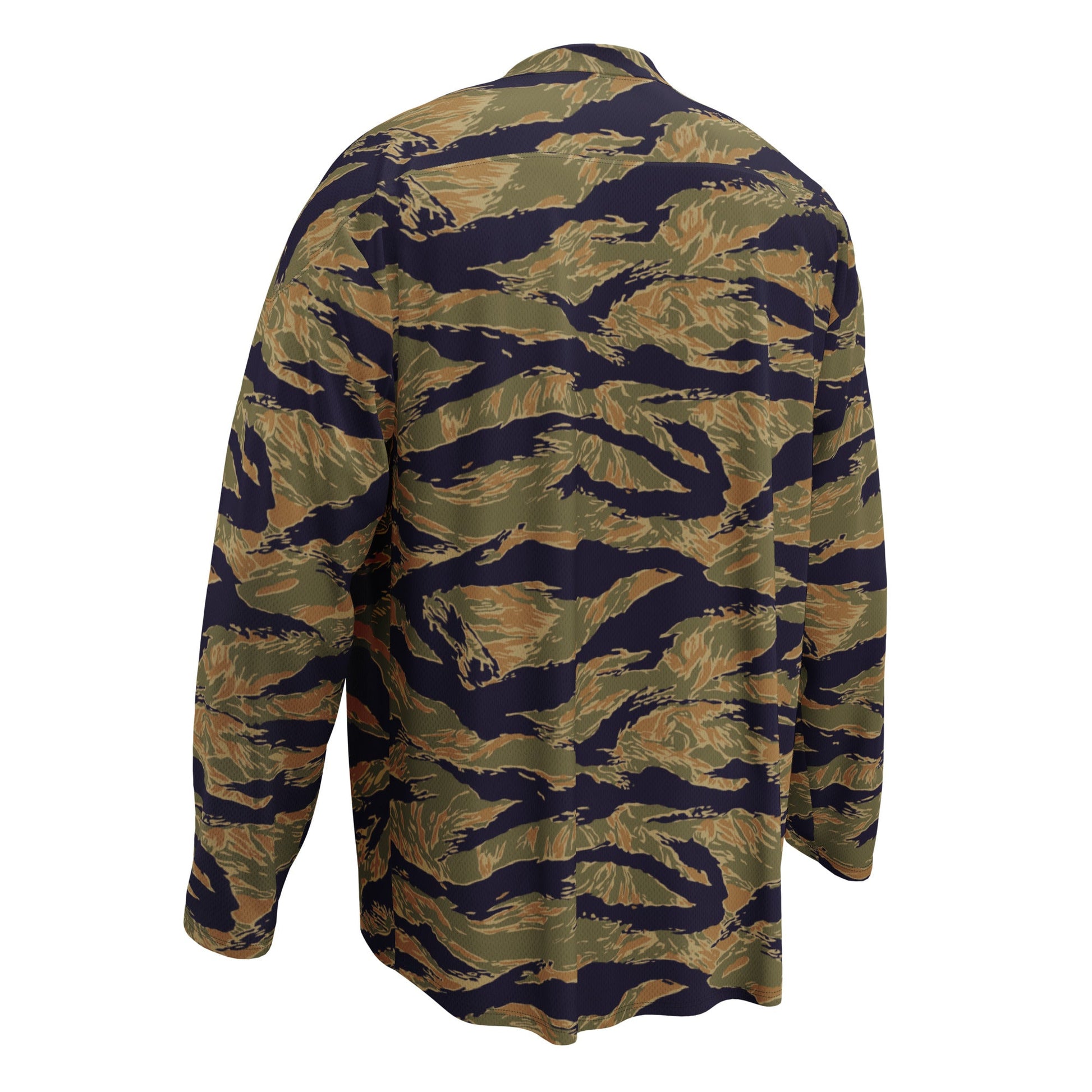 American Tiger Stripe Special Forces Advisor Gold CAMO hockey fan jersey - Hockey Jerseys