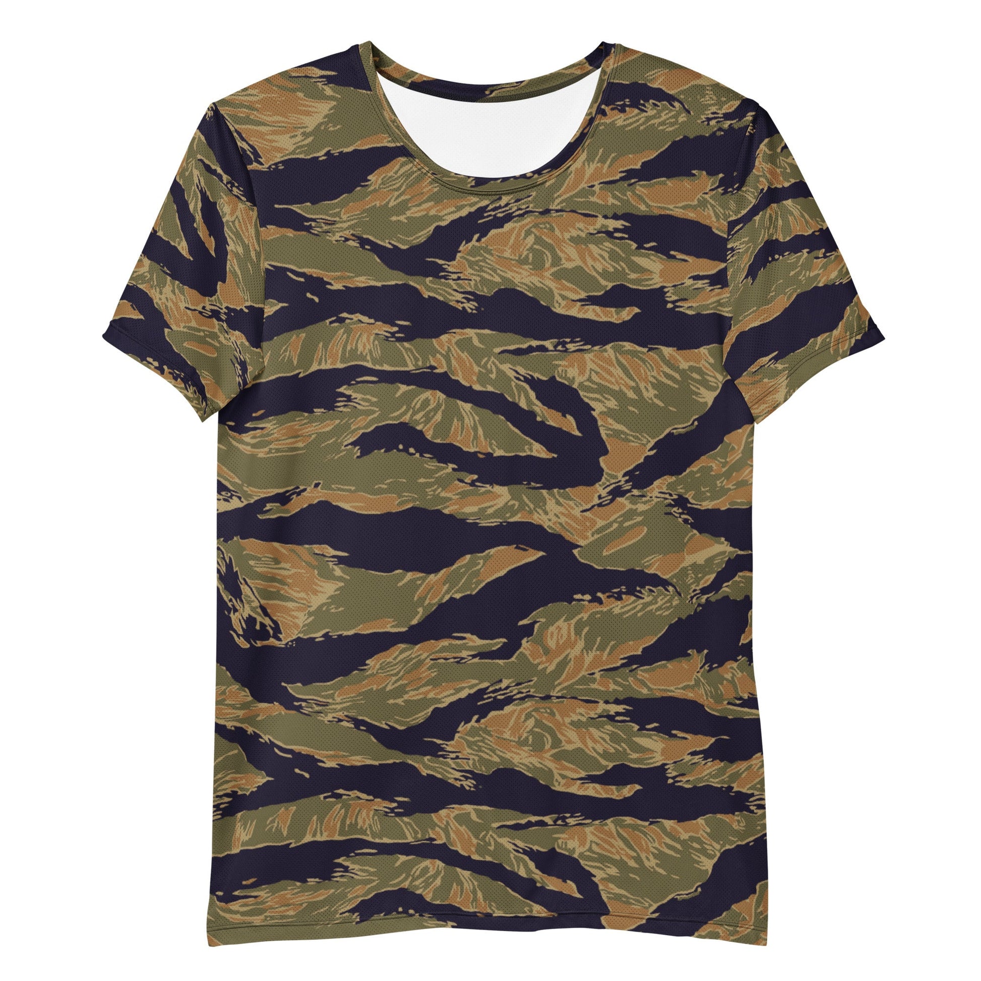 American Tiger Stripe Special Forces Advisor Gold CAMO Mens Athletic T-shirt - T-Shirts