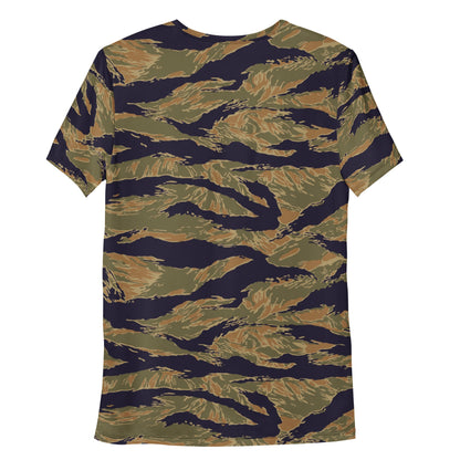 American Tiger Stripe Special Forces Advisor Gold CAMO Mens Athletic T-shirt - T-Shirts