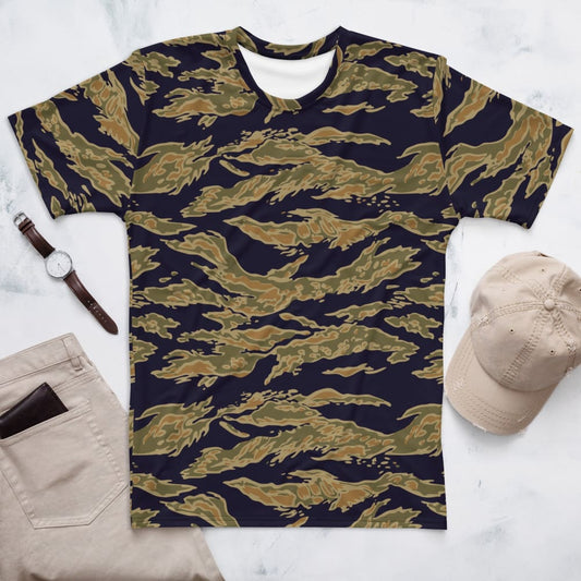 American Tiger Stripe Special Forces Advisor Gold CAMO Men’s t-shirt - XS Mens
