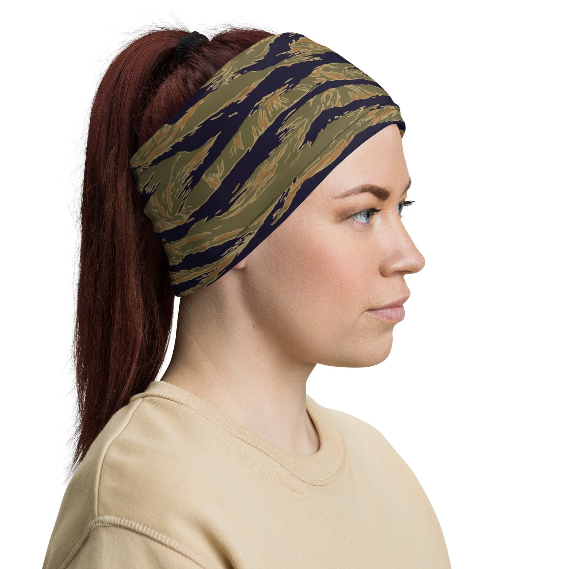 American Tiger Stripe Special Forces Advisor Gold CAMO Neck Gaiter - Gaiters