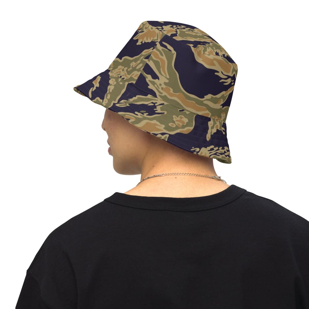 American Tiger Stripe Special Forces Advisor Gold CAMO Reversible bucket hat - S/M