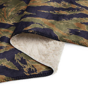 Tiger Stripe Special Forces Advisor Gold CAMO Sherpa Blanket