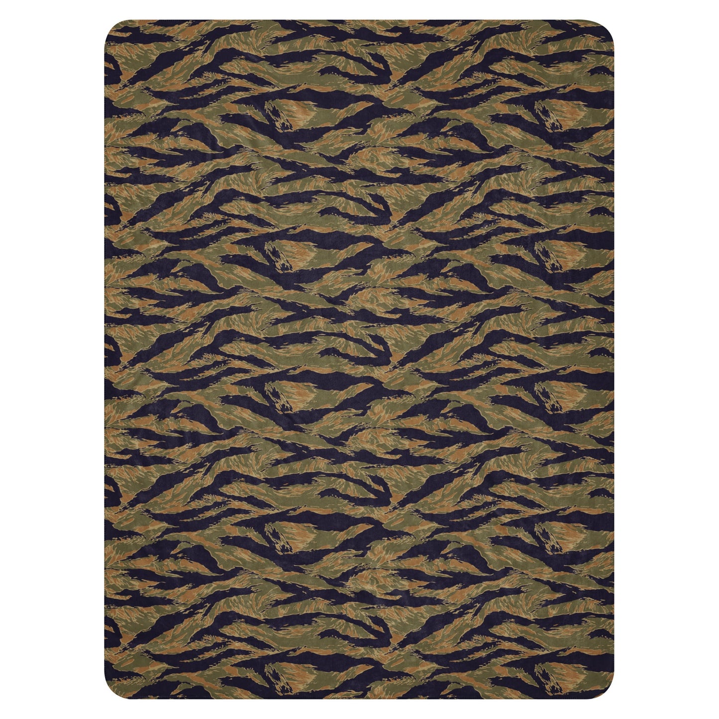 American Tiger Stripe Special Forces Advisor Gold CAMO Sherpa blanket - Blanket