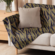 Tiger Stripe Special Forces Advisor Gold CAMO Sherpa Blanket